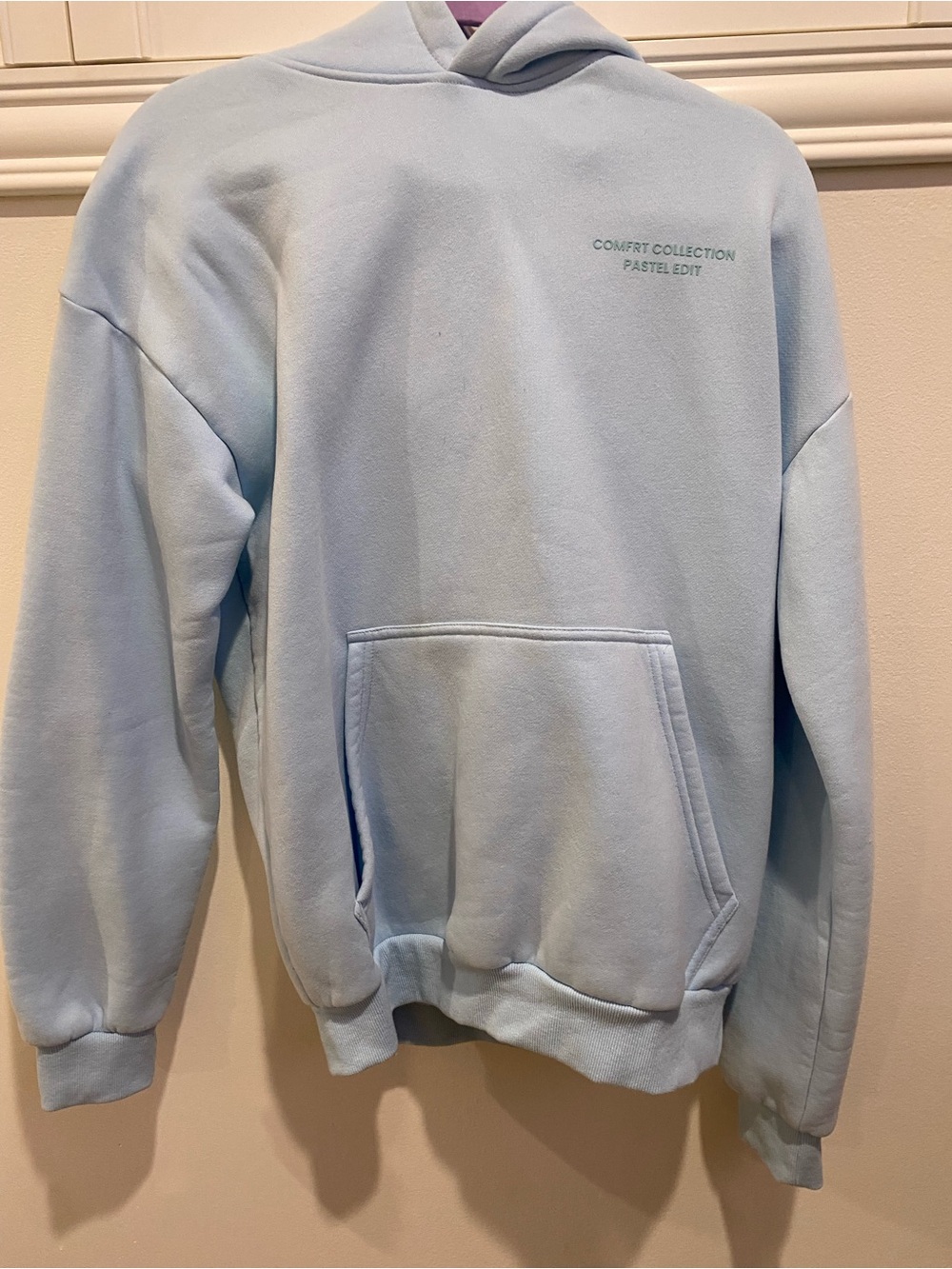 Pastel Blue Women’s Hoodie Sweatshirt - Comfort Collection